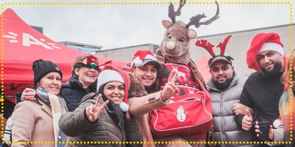 bezoekers tijdens de eindejaarsreceptie 2024